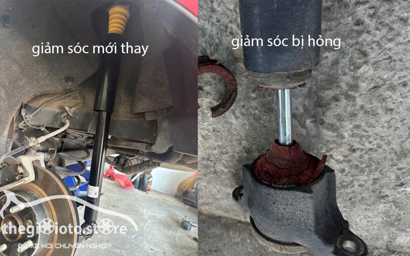 Thay giảm xóc ô tô