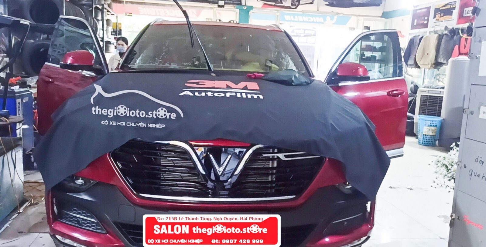 Dán phim cách nhiệt xe Luxsa