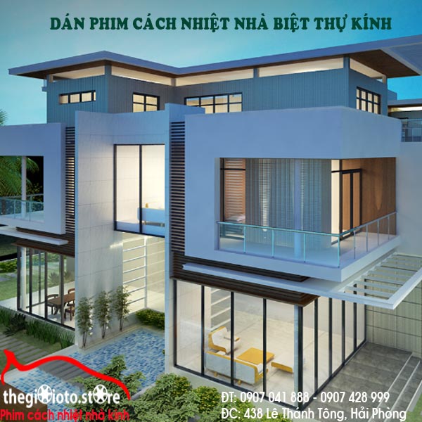 Địa chỉ dán phim cách nhiệt biệt thự ở Hải Phòng