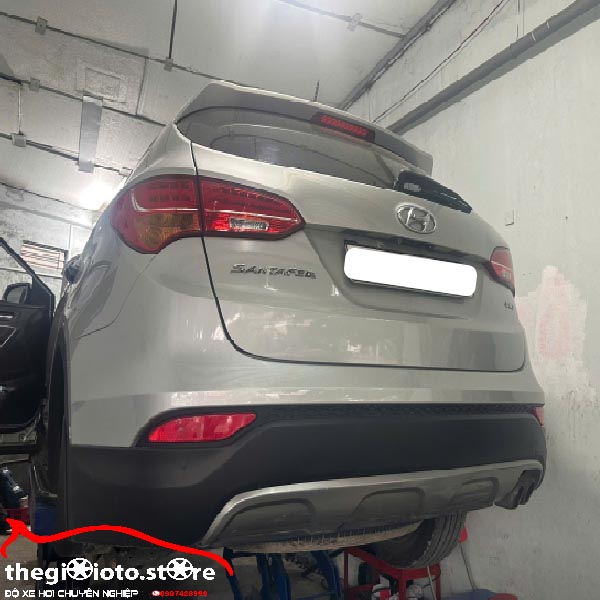 Sửa xe Santafe bị rung,
