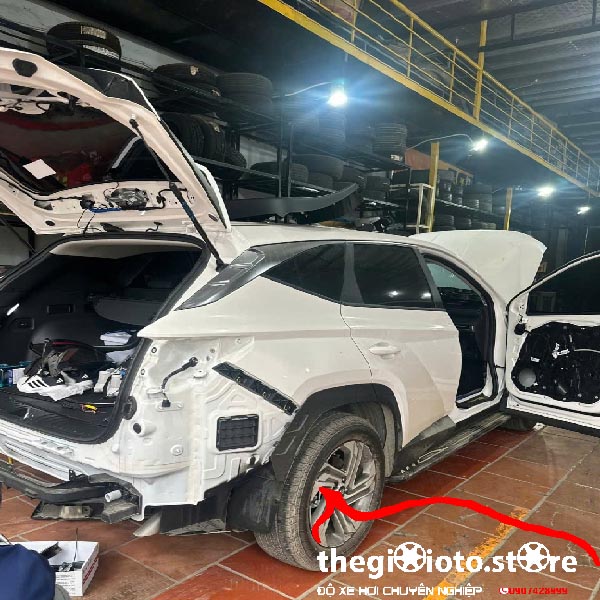 Độ gương cho xe Tucson