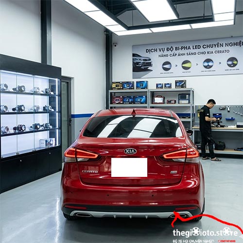 Độ Bi Pha LED Cho Xe Cerato