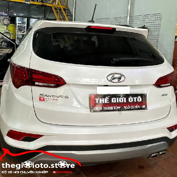 Lắp màn hình Zestech ZX10 cho xe Santafe 2016