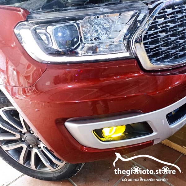 Độ bi gầm và bi pha cod cho Ford Everest