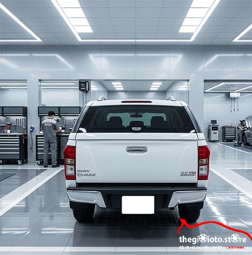 Xử lý điều hòa mất lạnh cho xe Isuzu