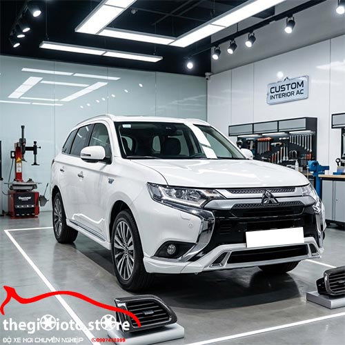 Độ Cửa Gió Điều Hòa Cho Xe Outlander