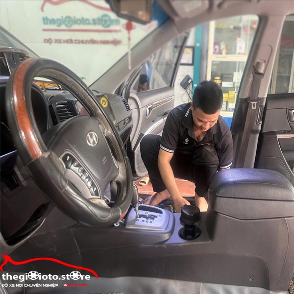 Độ âm ly xe Santafe tại Hải Phòng