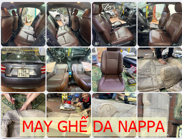 Bọc ghế da nappa xe Honda city