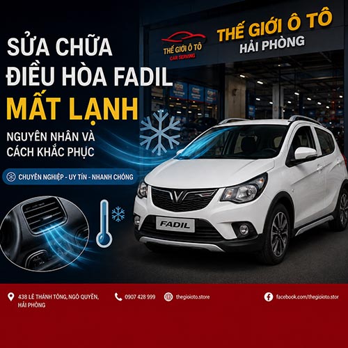 Sửa điều hòa Fadil mất lạnh