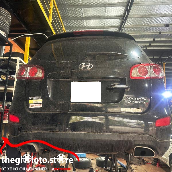 Sửa gầm xe SantaFe Hải Phòng