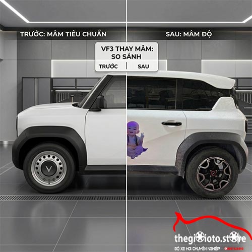 Thay mâm cho xe VF3 tại Hải Phòng