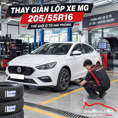 Thay Lốp Xe MG 205/55R16