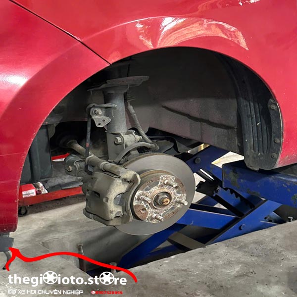 Thay giảm sóc xe Morning tại Hải Phòng