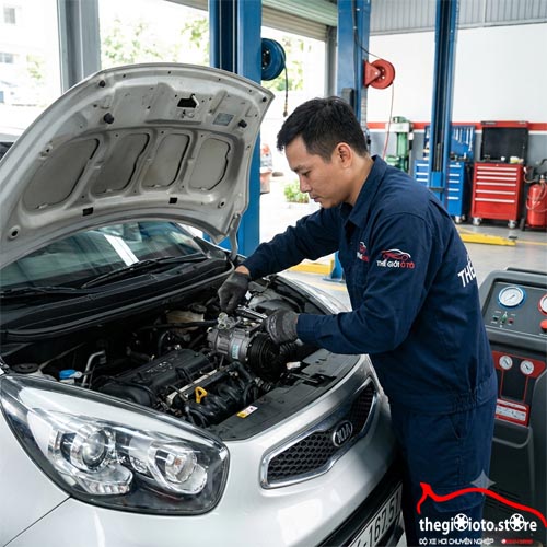 Sửa lốc điều hòa Kia Morning