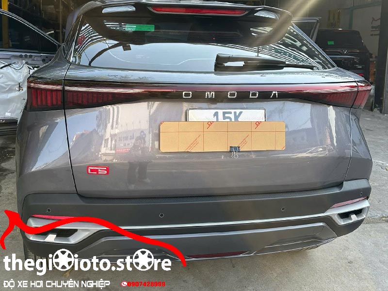 Độ cam 360 độ cho xe Omoda